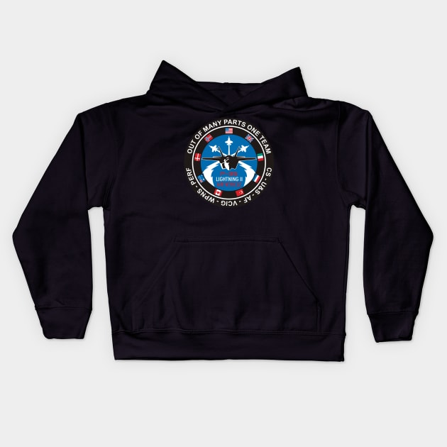 F35 Lightning II Kids Hoodie by MBK